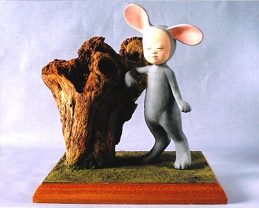 人形　石粉粘土着彩　福島　禎彦