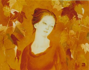 静物と少女　P10