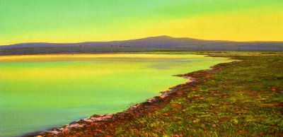 夜明けの海 108X53cm ツムルバーター作