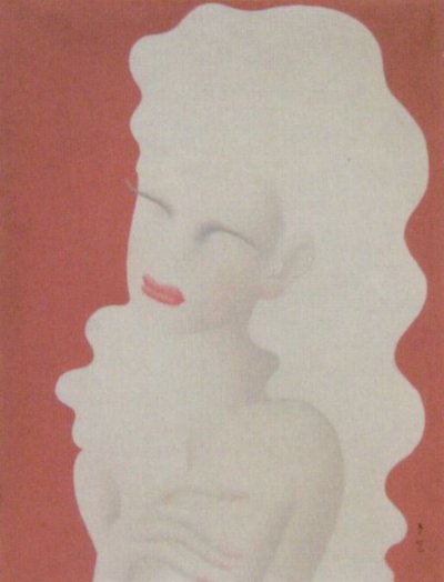 婦人像　油彩 6号　
東郷 青児（明30～昭53）芸術院会員